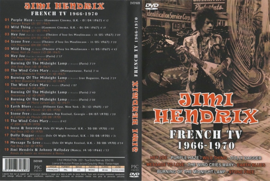 Jimi Hendrix French TV
