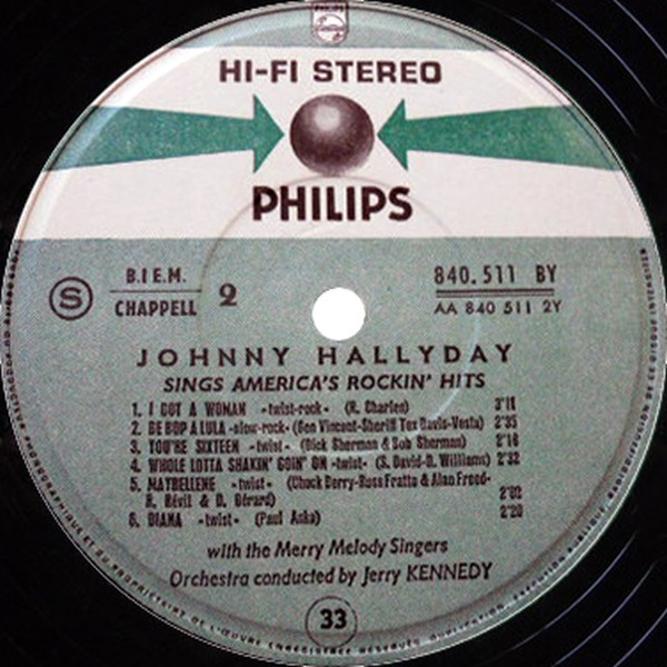 LP Sings America's rockin' hits Philips 840 511 BY