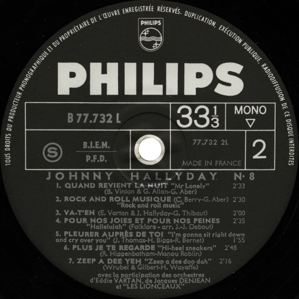 LP Hallelujah  Philips B 77 732  L