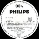 LP promo Philips B 77.484 L Johnny chante Hallyday label blanc HC-9-11-65 version velours