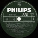 LP Philips B 77 746 L Johnny chante Hallyday version carton