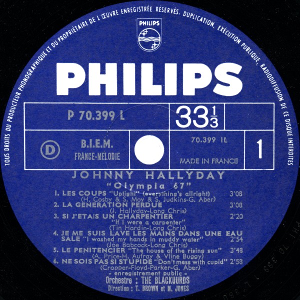 LP Olympia 67 Philips P 70.399 L