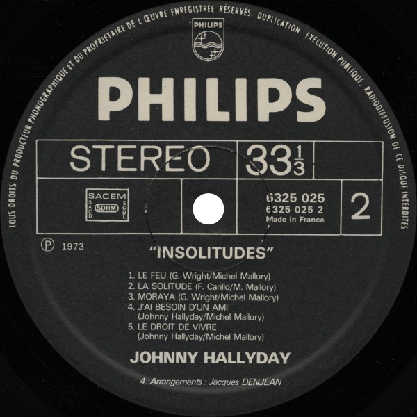 LP Insolitudes Philips 6325 025