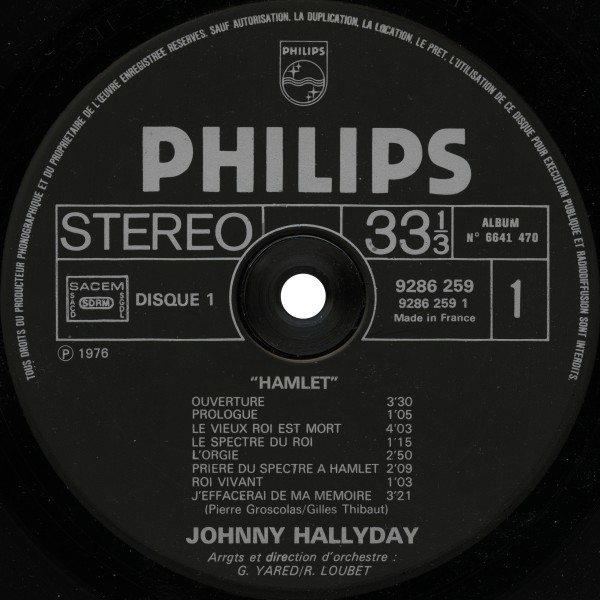 LP Hamlet Philips 6641 470