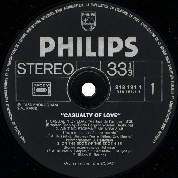 LP Chante en anglais Philips 818 181-1