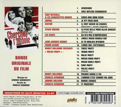 CD Cherchez l'idole - Bande originale du film 3930539