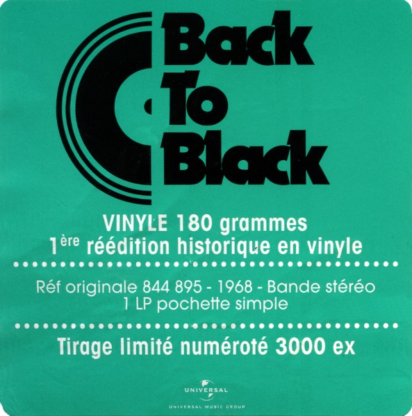 LP Back to black Rve et amour Universal 531 660-5