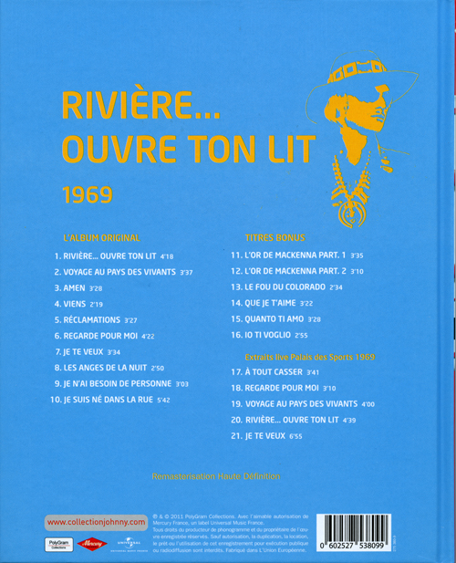 Collection Johnny Hallyday 1969 Rivire... ouvre ton lit  275380-9