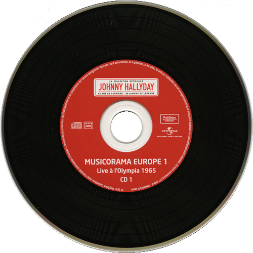 Collection Johnny Hallyday Musicorama Europe 1 1965