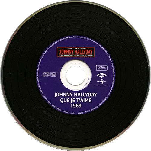 Collection Johnny Hallyday - Que je t'aime 1969 372 447-5