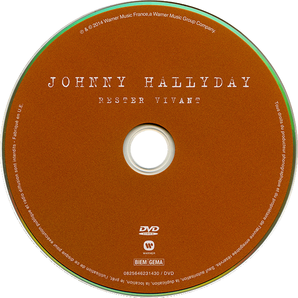 CD DVD Warner 0825646205868 Rester vivant