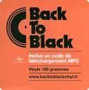 LP Back to black Sang pour sang Universal 546 625-1