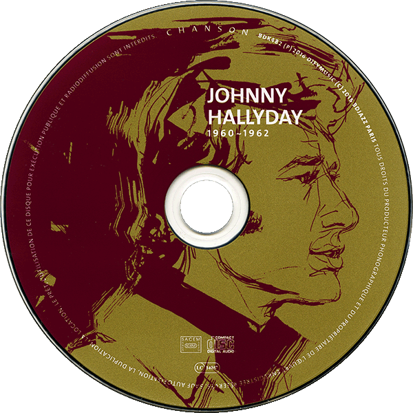 Livre-CD Chanson Johnny Hallyday 1960-1962 Difymusic BDK482 
