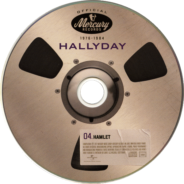 Coffret 20 CD Hallyday official 1976-1984 Universal 537 7060 CD 04 Hamlet 