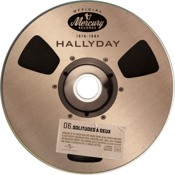 Coffret 20 CD Hallyday official 1976-1984 Universal 537 7062 CD 06 Solitudes  deux 