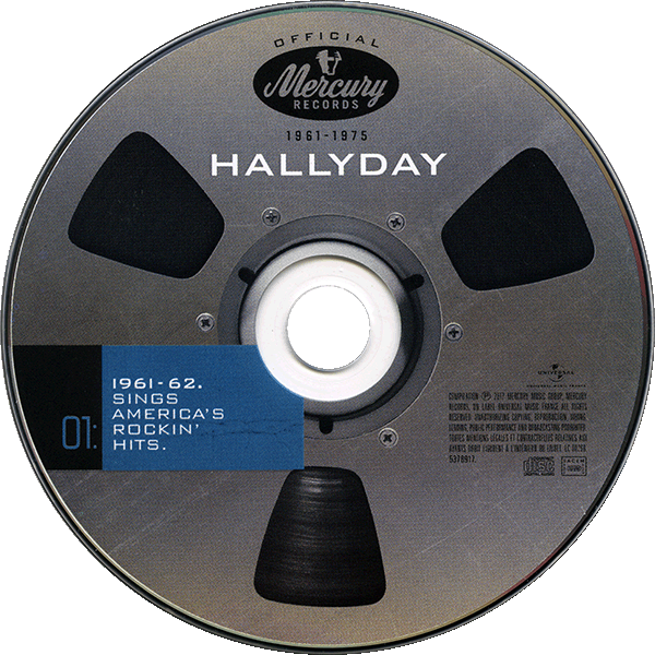 Coffret 20 CD Hallyday official 1961-1975 Universal 537 8917 CD 01 Salut les copains - America's Rockin' hits