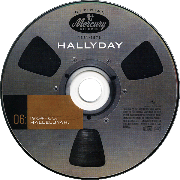 Coffret 20 CD Hallyday official 1961-1975 Universal 537 8922 CD 06 - Halleluyah