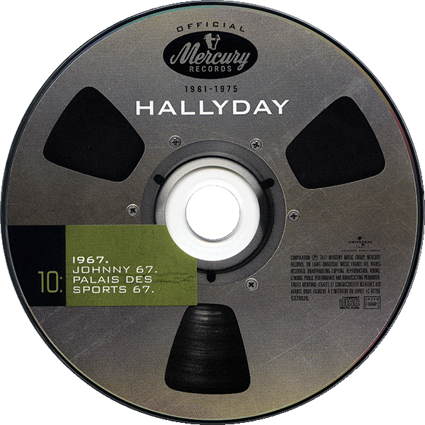 Coffret 20 CD Hallyday official 1961-1975 Universal 537 8926 CD 10 - Johnny 67 - Palais des Sports 67