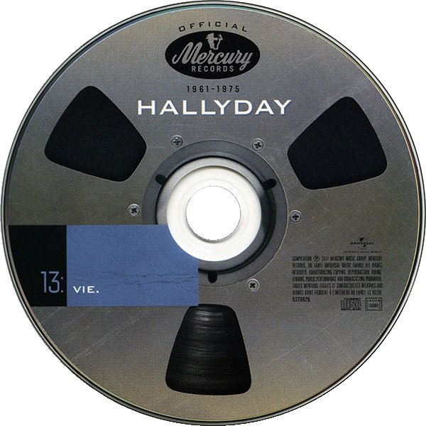 Coffret 20 CD Hallyday official 1961-1975 Universal 537 8929 CD 13 - Vie