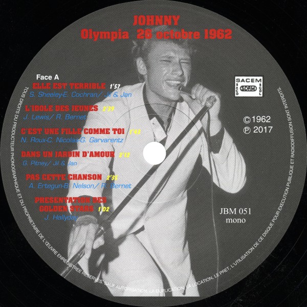 LP Olympia 26 octobre 1962 JBM 051