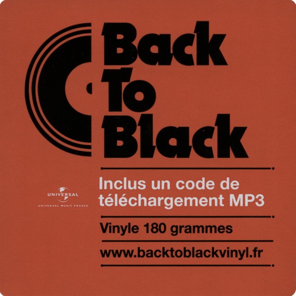 LP Back to black  Salut les copains! Universal 537 910-5