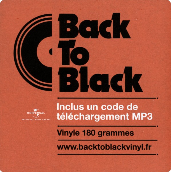 LP Back to black  Riviere...ouvre ton lit Universal 537 910-9
