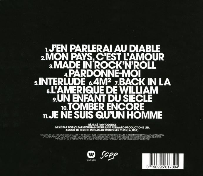Livre-CD collector Mon pays c'est l'amour 0190295617394