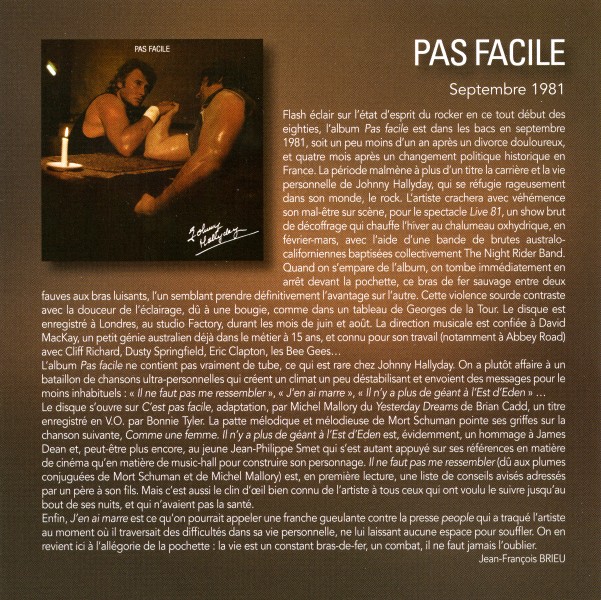 CD  papersleeve Universal Pas facile 538 348-3