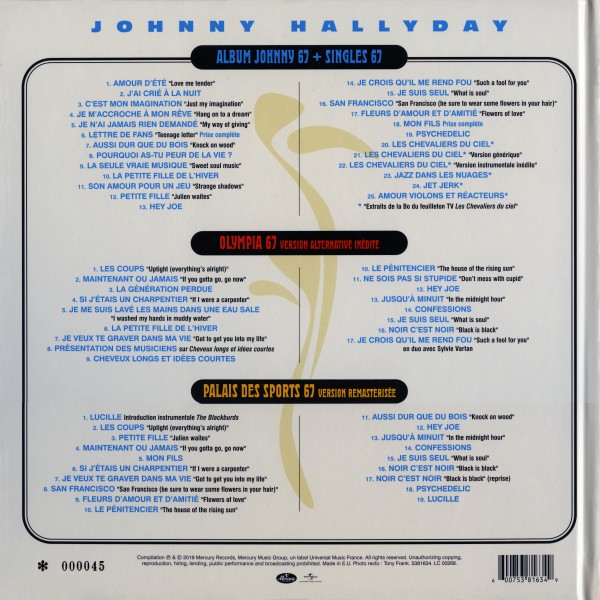 CD Book Johnny 67 Universal 538 163 4