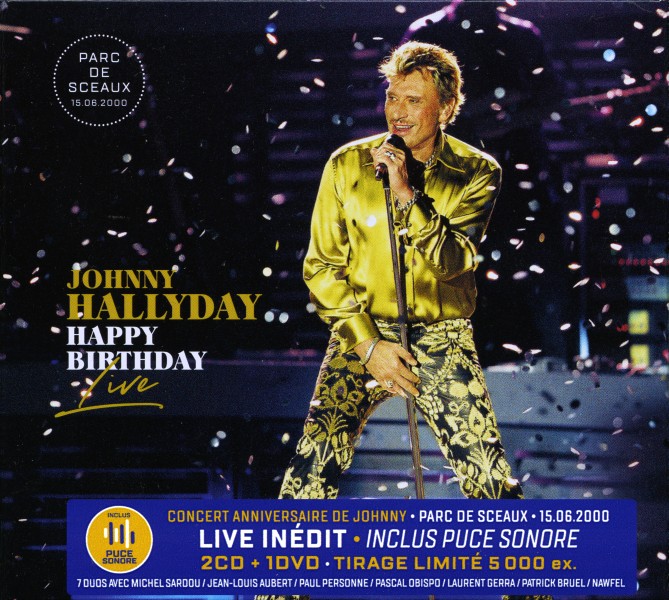 CD Happy birthday live Parc de Sceaux 15-06-2000 Universal 089 4521