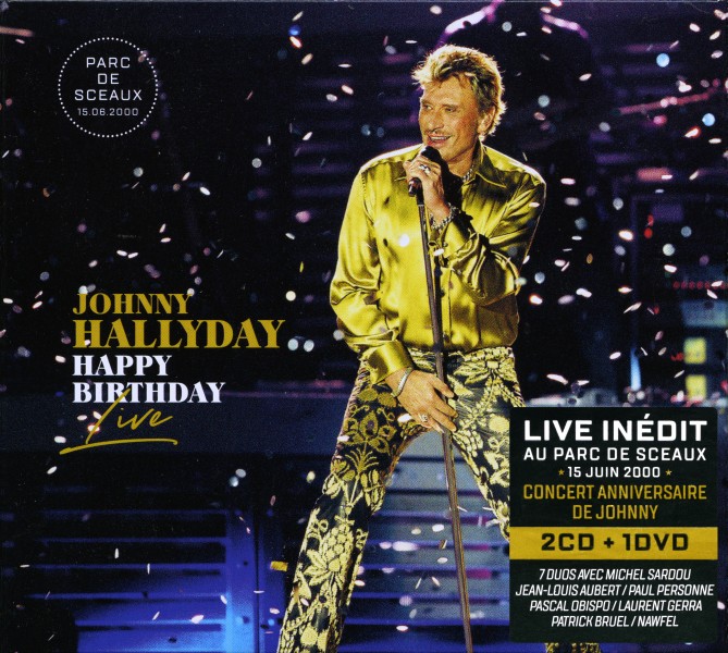 CD Happy birthday live Parc de Sceaux 15-06-2000 Universal 089 5887