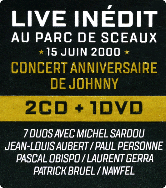 CD Happy birthday live Parc de Sceaux 15-06-2000 Universal 089 5887