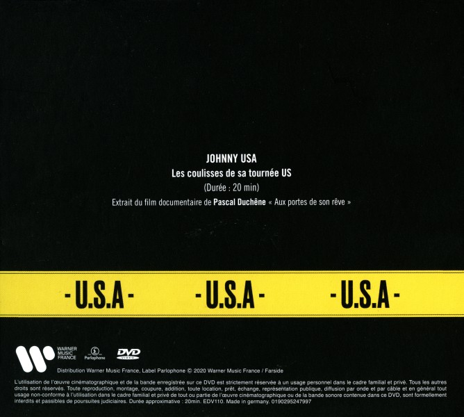 Coffret LP CD DVD Son rêve américain Warner 0190295247904