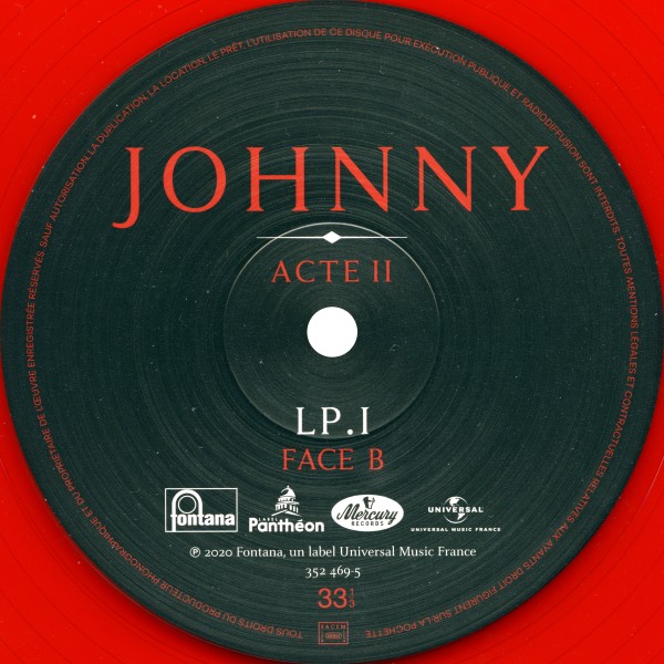 LP rouge Johnny Acte II Universal 352 469-3