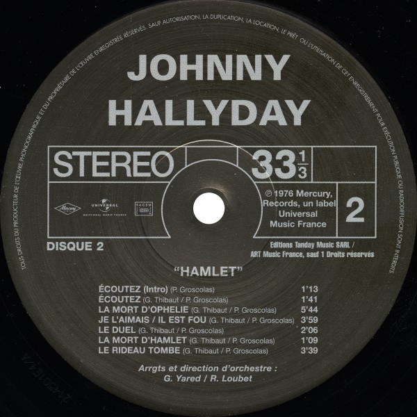 LP Hamlet Hallyday Hachette M 01372 - 28 - F