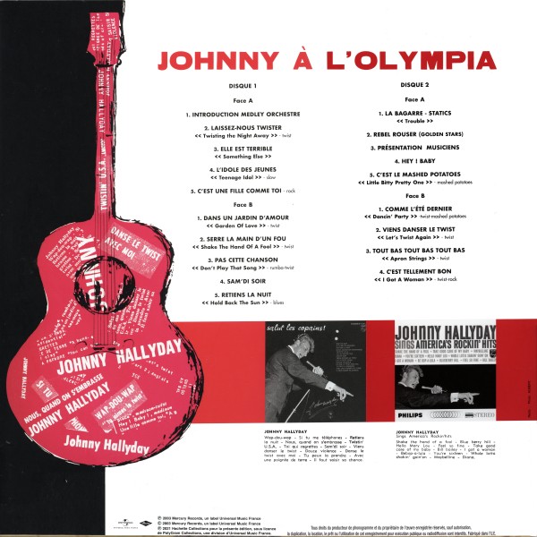 LP Johnny  l'Olympia  Hachette M0 1372 - 39 - F