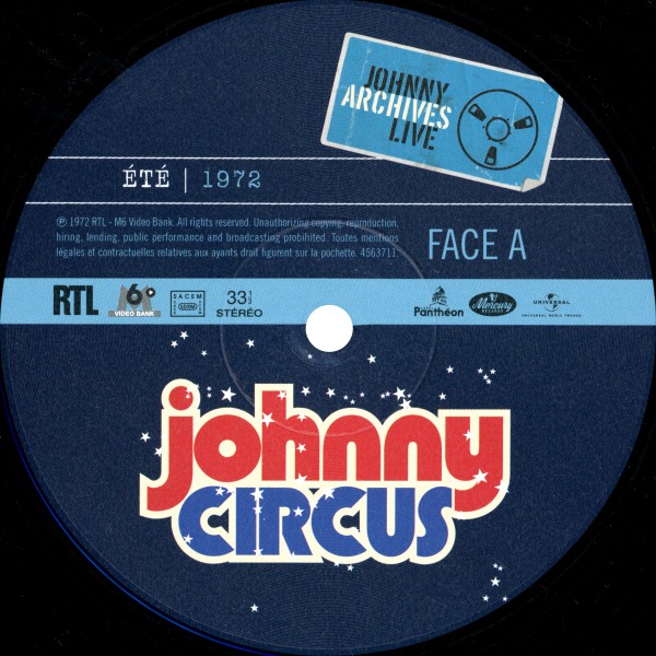 LP Johnny Circus Et1972 Universal 456 3711