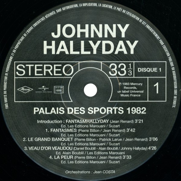 LP Palais des Sports 1982  Hachette M 0 1372 - 72 - F