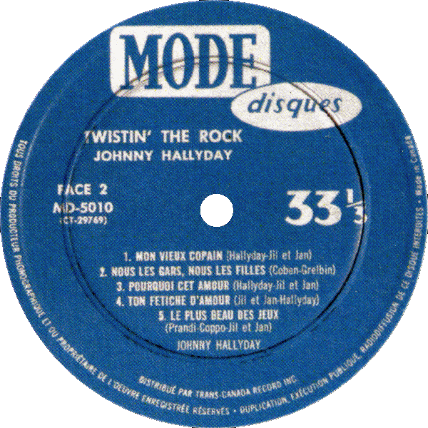 LP Vogue MD-5010 Twistin' the rock