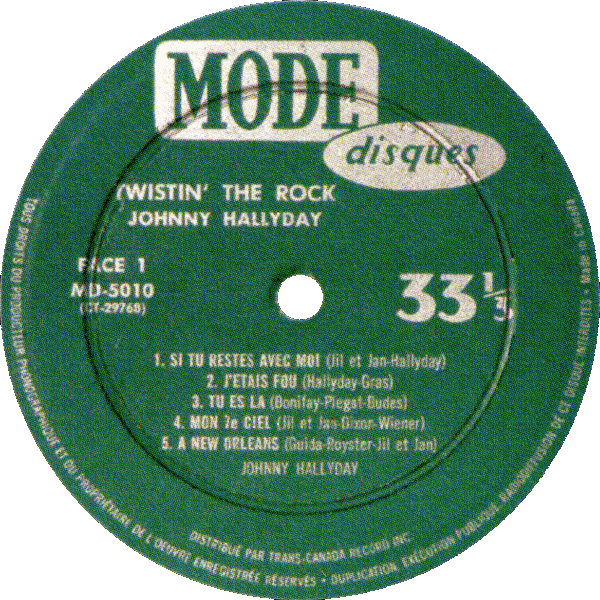 LP Vogue MD-5010 Twistin' the rock
