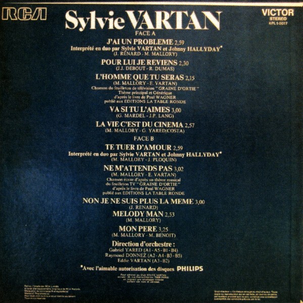 LP RCA KPl1-0017 Sylvie Vartan