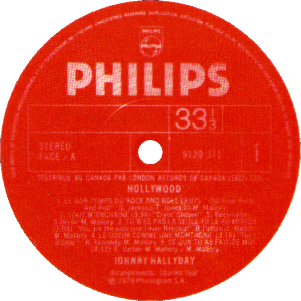 LP Philips 9120 371 Hollywood