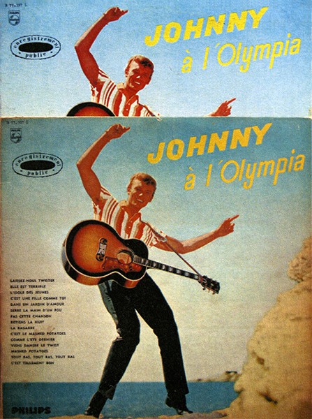 Pochette Johnny  l'Olympia