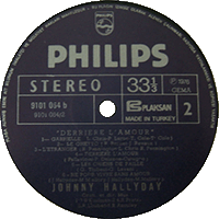 ;LP Philips 9101064  Derrire l'amour