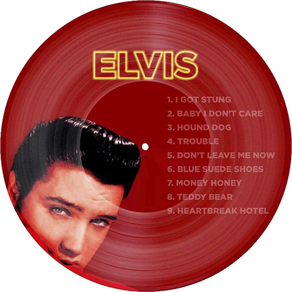 LP Picture disc Johnny-Elvis Quand Johnny reprend Elvis