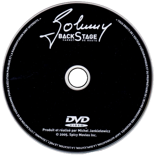 Johnny Backstage Carnet De Route