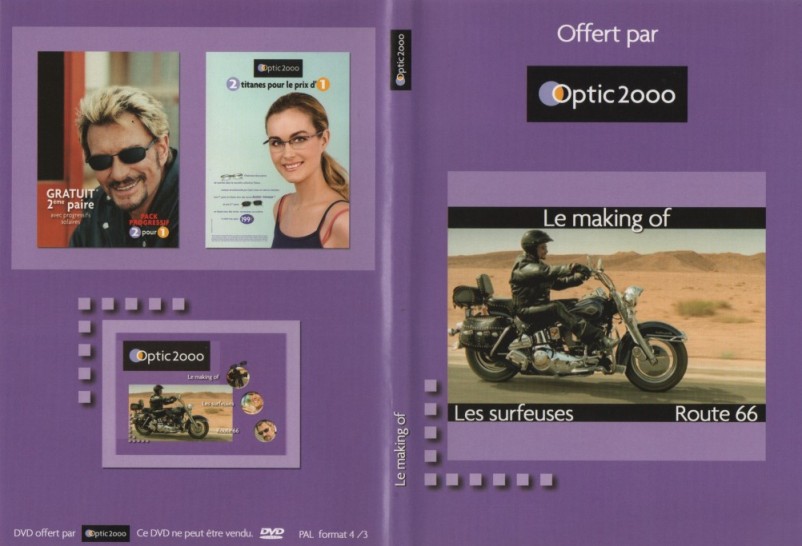 Publicit Optic 2000 - Pochette