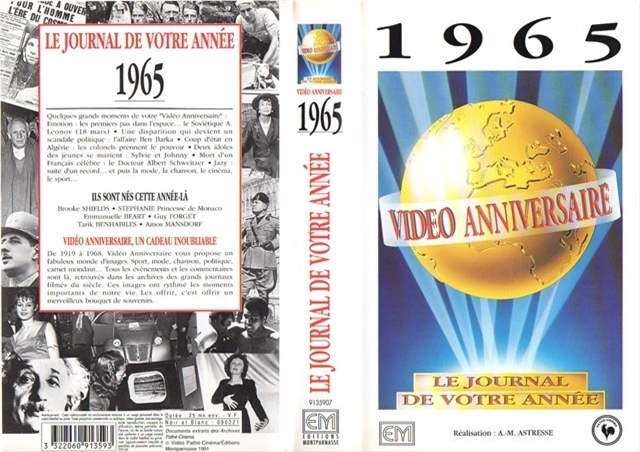 Vid�o Anniversaire 1965