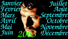 Menu pour l'anne 2003