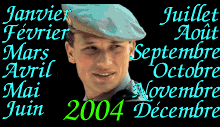 Menu pour l'anne 2004